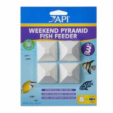 API 3-Day Pyramid Fish Feeder - Feeds 15-20 Fish for up to 4 Days - 5 Pieces
