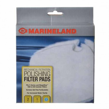 Marin eland Polishing Filter Pads for C-Series Canister Filters - Fits C 160 and C 220 - 2 Pack - 4 Pieces