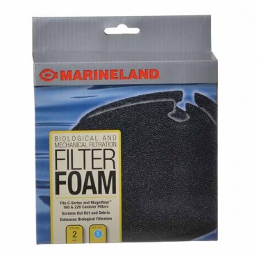 Marin eland Rite-Size S Filter Foam - Fits C 160 and C 220 - 2 Pack - 2 Pieces