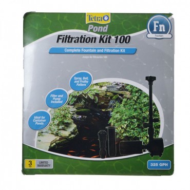 Tetra Pond Filtration Fountain Kit - FK3 - 325 GPH - For Ponds up to 100 Gallons