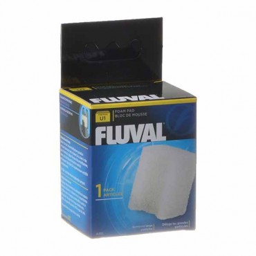 Flu val U-Series Underwater Filter Foam Pads - Foam Pad For U 1 Filter - 1 Pack - 5 Pieces