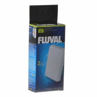 Flu val U-Series Underwater Filter Foam Pads - Foam Pad For U 2 Filter - 2 Pack - 5 Pieces