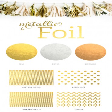 Personalized Metallic Foil Mini Candy Bar Wrappers - Baby - 24 Pieces