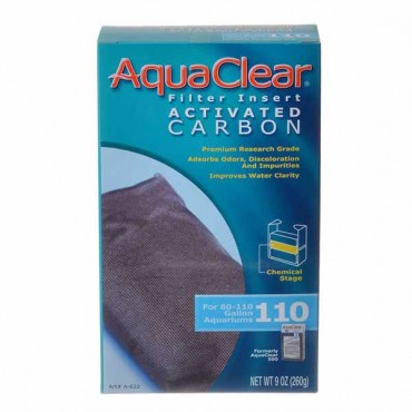 Aqua clear Activated Carbon Filter Inserts - For Aqua clear 110 Power Filter