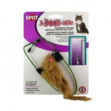 Spot Spot nips A-Door-able Fur Mouse Cat Toy - Fur Mouse Cat Toy - 4 Pieces