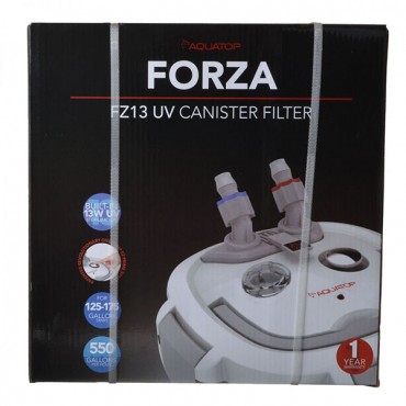 Aqua top FORZA UV Canister Filter with Sterilizer - FZ13 - 550 GPH - 13 Watt Sterilizer