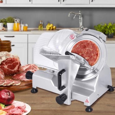 10 In. Blade Commercial Meat Slicer Deli Meat Cheese Food Slicer