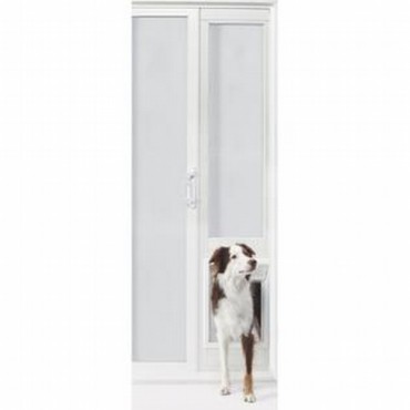 Ideal Pet VIP Vinyl Insulated Pet Patio Door Extra Large 76 Three Quarters To 78 A Half Inches