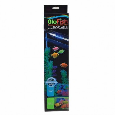 GloFish White - Blue LED Aquarium Light - GloFish Light 55 - For 29 and 55 Gallon Aquariums - 2 x 13 in. LED Sticks