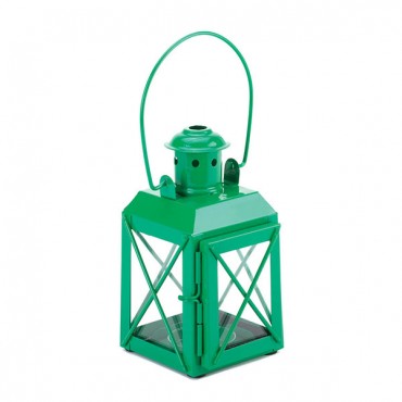 Green Railway Candle Lantern Lamp