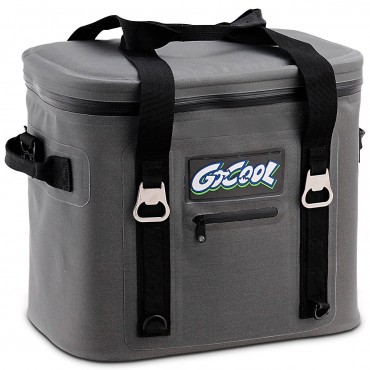 24 - Can Soft Cooler Water - Resistant Leakproof Insulated Lunch Bag
