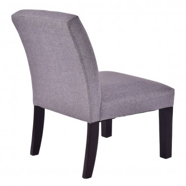 Modern Upholstered Armless Slipper Chair