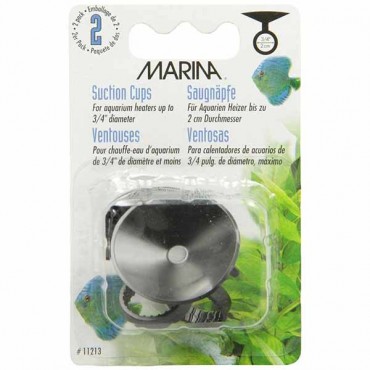 Marina Heater Suction Cups - Black - Heater Suction Cups - 2 Pack - 5 Pieces