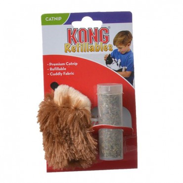 Kong Hedgehog Refillable Catnip Toy - Hedgehog Cat Toy - 4 Pieces