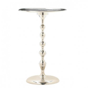 High Polish Hammered Top Table