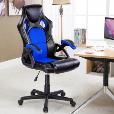 PU Leather Bucket Seat Executive Racing Style Office Chair