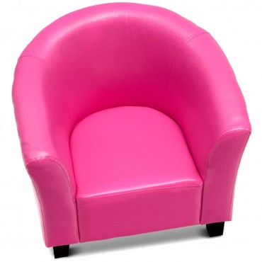 PU Leather Kids Sofa Armrest Chair