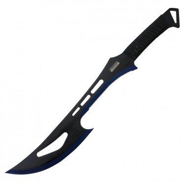 24 in. Blue 2 Tone Blade Sword with Sheath Stainless
