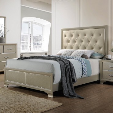 Home Furniture Platform Tall Headboard Wood Bed Frame