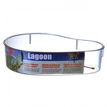 Lees Turtle Lagoon - Assorted Shapes - Kidney Shaped - 12 in. L x 8 in. W x 3 in. H
