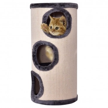 14 In. x 27.5 In. Cat Tower With 3 Holes