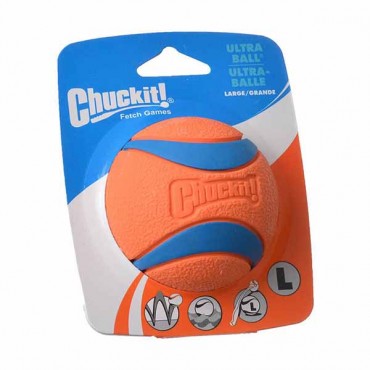 Chuckit Ultra Balls - Large - 1 Count - 3 in. Diameter - 2 Pieces