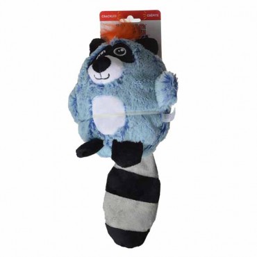 Kong Crunchiness Rascals Dog Toy - Raccoon - Large - 1 Pack - 2 Pieces