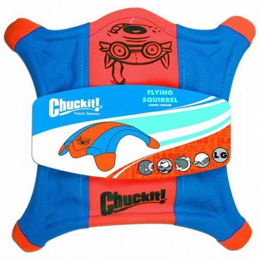 Chuckit Flying Squirrel Toss Toy - Large - 11 in. Long x 11 in. Wide - 2 Pieces