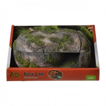 Zilla Rock Lair for Reptiles - Large - 11 in. L x 8 in. W x 6 in. H