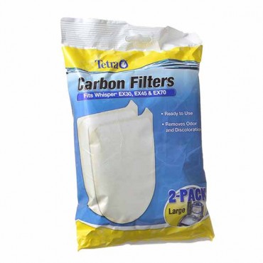 Tetra Whisper EX Carbon Filter Cartridge - Large - 2 Pack - 2 Pieces