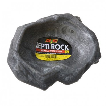 Zoo Med Repti Rock - Reptile Water Dish - Large - 8.5 in. Long x 6 in. Wide