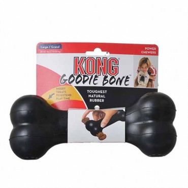 Kong XTreme Goodie Bone - Black - Large - Dogs 30-65 lbs