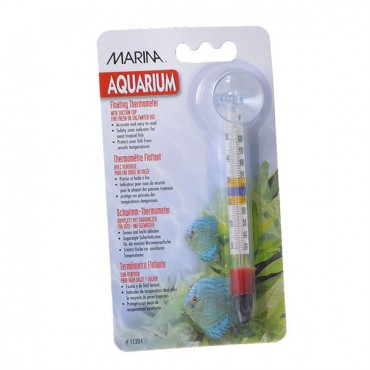 Marina Floating Thermometer with Suction Cup - Large Thermometer with Suction Cup - 4 Pieces