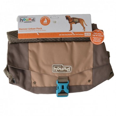 Outward Hound Denver Urban Pack for Dogs - Brown - Large/X-Large - 55-100 lbs - 28 in.-44 in. Girth