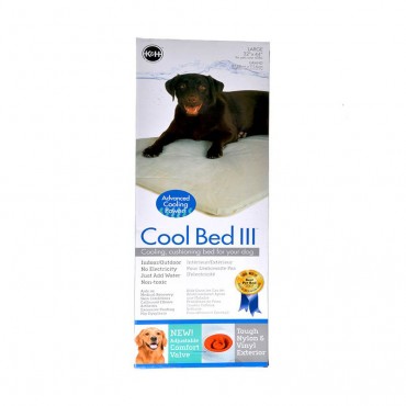 K and H Pet Products Cool Bed III with Gray Cushion - Large - 44 Long x 32 Wide For Dogs up to 100 lbs