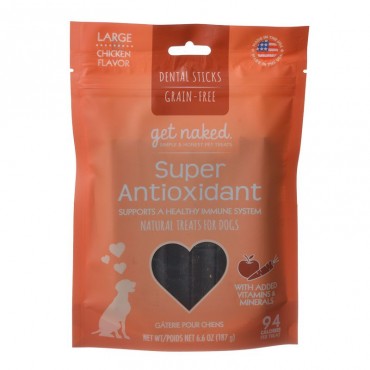 Get Naked Super Antioxidant Dental Chews - Large 6.6 oz