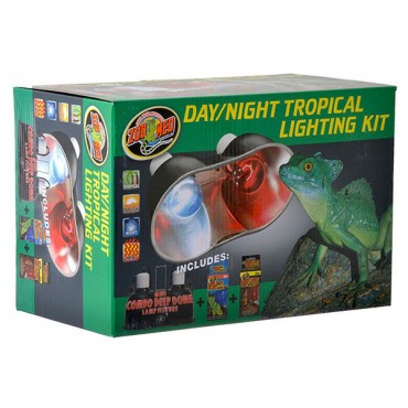 Zoo Med Day AND Night Tropical Lighting Kit - Lighting Combo Pack