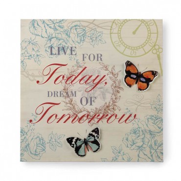 Live and Dream 3D Butterfly Wall Art