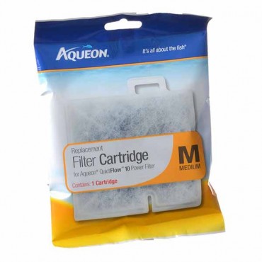 Aqueous Quiet Flow Replacement Filter Cartridge - Medium - 1 Pack - 4 Pieces