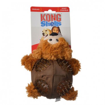 Kong Shells Textured Dog Toy - Bear - Medium - 1 Pack - 2 Pieces
