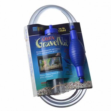 Lees Ultra Gravel Vac with Squeeze Bulb - Medium - 10 in. Long without Flow Control Valve