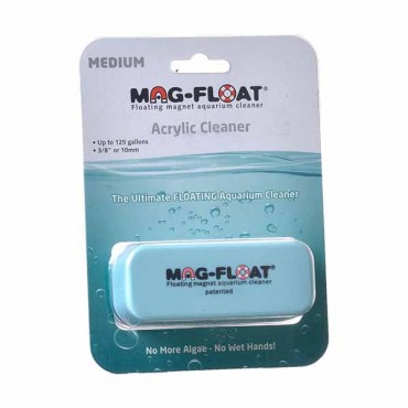 Mag Float Floating Magnetic Aquarium Cleaner - Acrylic - Medium - 130 Gallons