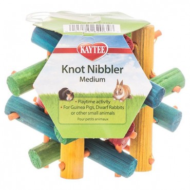 Kaytee Knot Nibbler - Medium - 3.5 in. Diameter - 2 Pieces