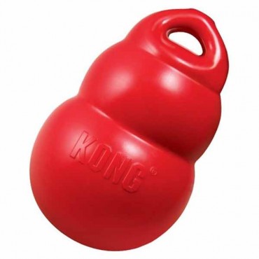 Kong Bounzer - Red - Medium - 3.75 in. W x 6 in. H - 2 Pieces