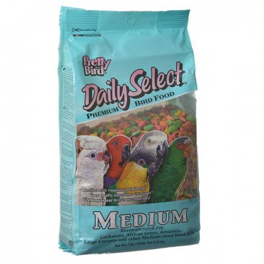 Pretty Bird Daily Select Premium Bird Food - Medium - 3 lbs