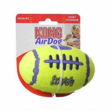 Kong Air Kong Squeakers Football - Medium - 5 in. Long - For Dogs 20-45 lbs - 2 Pieces