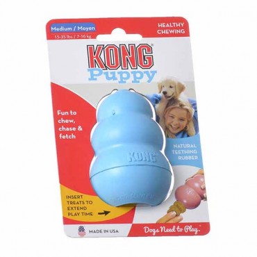 Kong Puppy Kong - Medium - 5 in.L x 2.25 in.W x 7.5 in.H - 2 Pieces