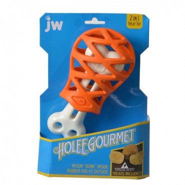 JW Pet Ho-lee Gourmet Turkey Leg Dog Toy - Medium - 9.5 in. Long