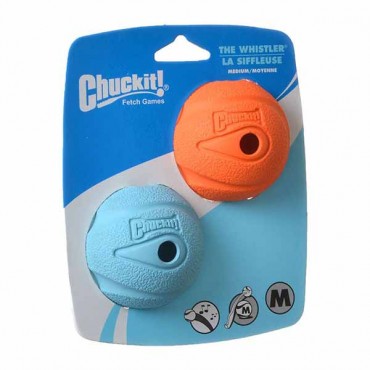 Chuck-it The Whistler Chuck-It Ball - Medium Ball - 2.25 in. Diameter - 2 Pack - 2 Pieces