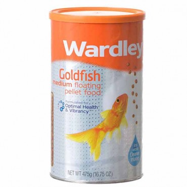 Wardley Goldfish Floating Pellets - Medium Pellets - 17 oz - 2 Pieces